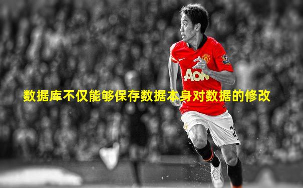 数据库不仅能够保存数据本身对数据的修改