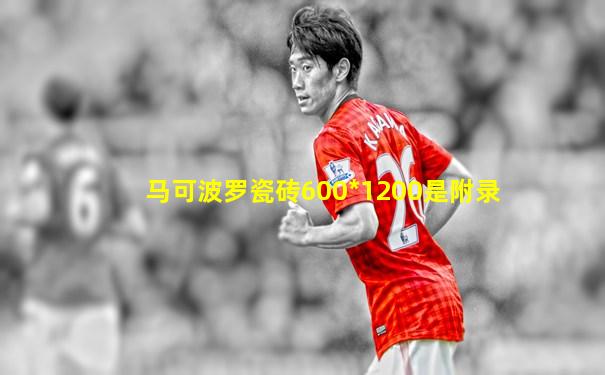 马可波罗瓷砖600*1200是附录